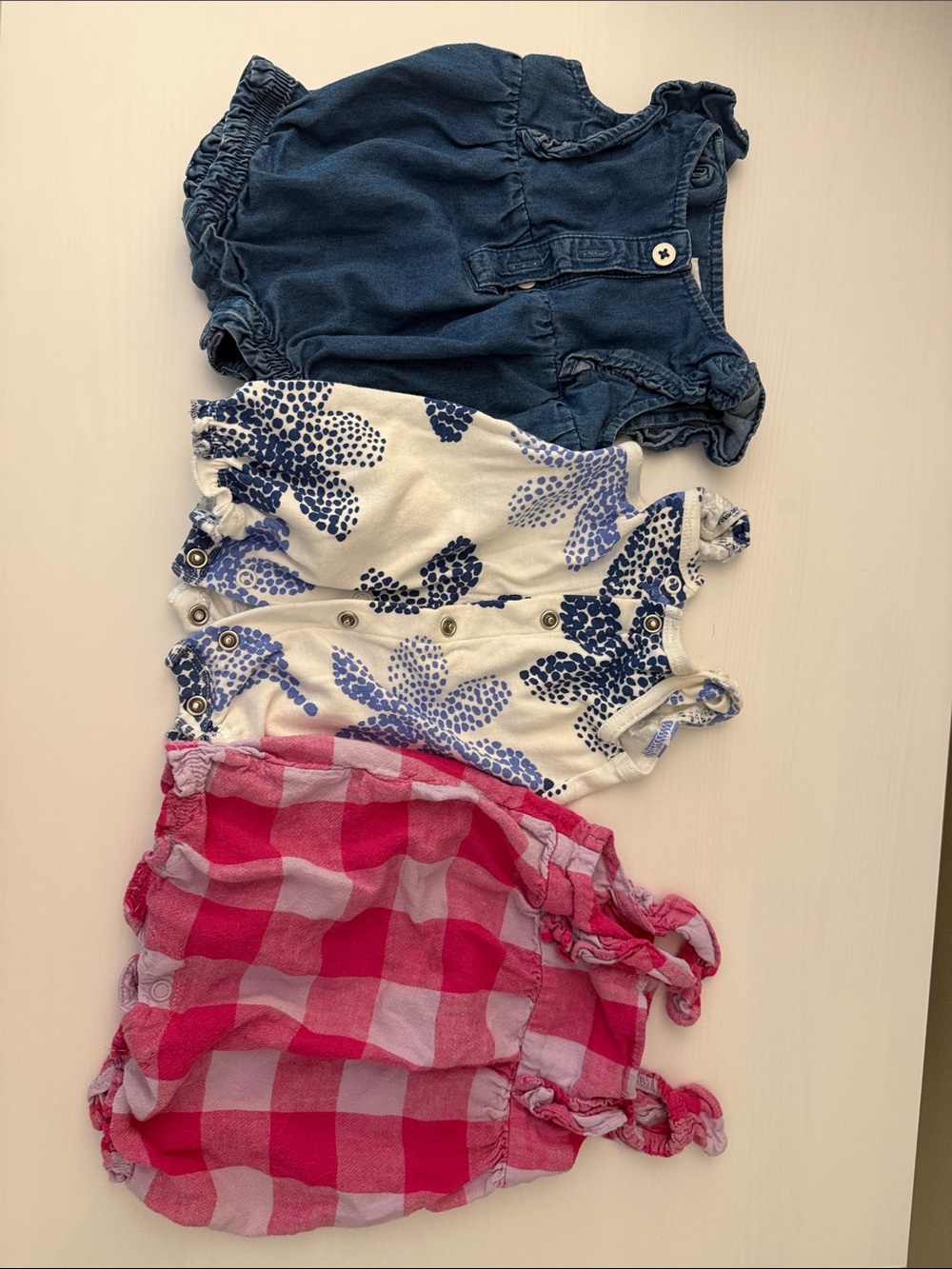 Lot of NB Sleeveless Romper